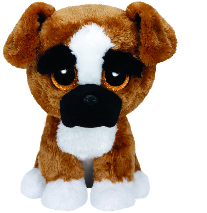 TY Beanie Boos Brutus Plush Dog Brown 23cm