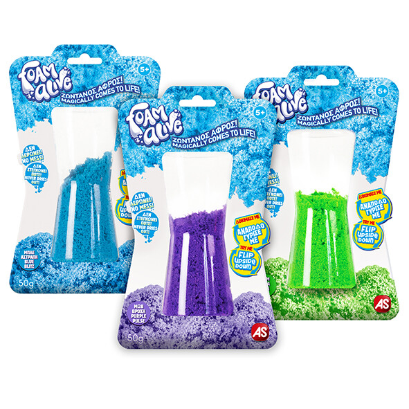 Foam Αlive Singlepack 50gr For Ages 5+