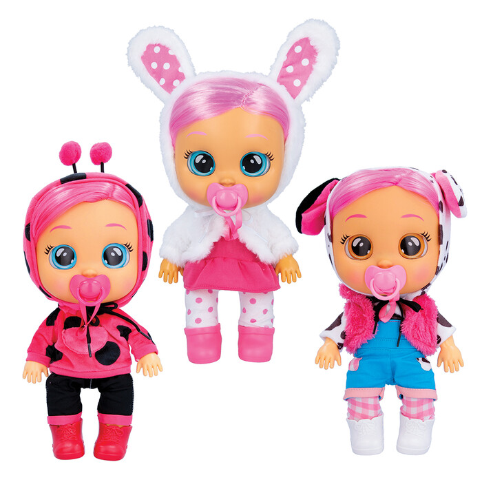 Cry Babies Κλαψουλίνια Dressy Διαδραστική Κούκλα - Αληθινά Δάκρυα - Αληθινά Ρούχα Και Μαλλιά