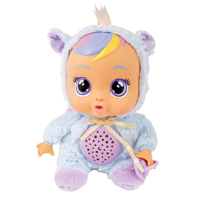 Cry Babies Goodnight Jenna Interactive Baby Doll-Starry Sky projector-Light up Tears And Lullabies