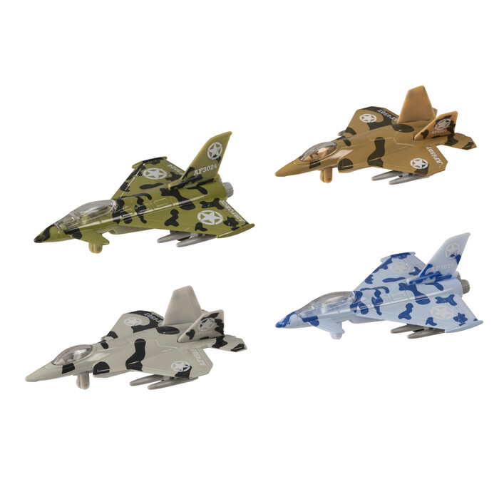 Teamsterz Jet Fighter Die Cast Racing Plane For Ages 3+