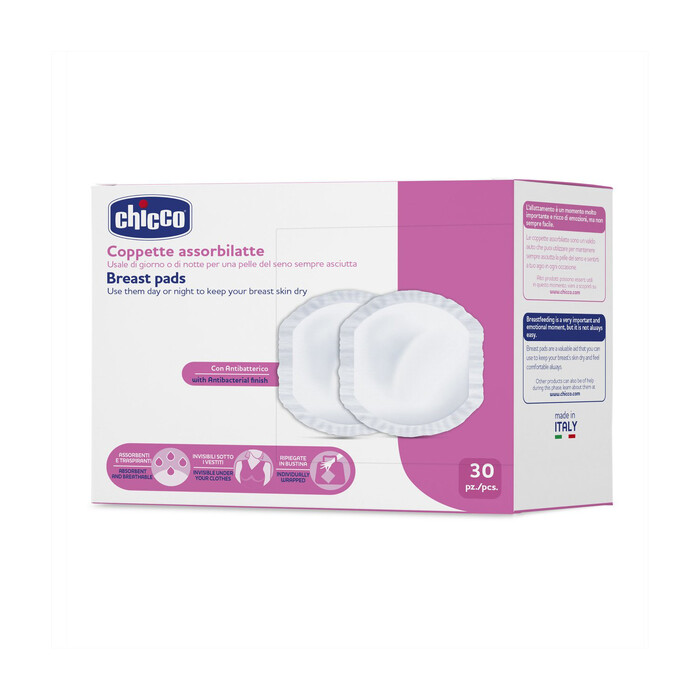 Chicco Antibacterial Breast Pads 60 pcs
