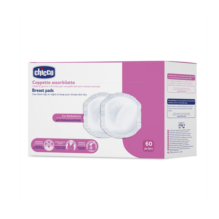 Chicco Antibacterial Breast Pads 30 pcs