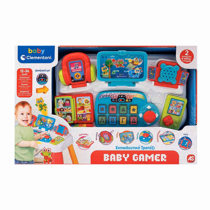 Baby Clementoni Baby Toy Activity Table – Educational Console For 12+ Months