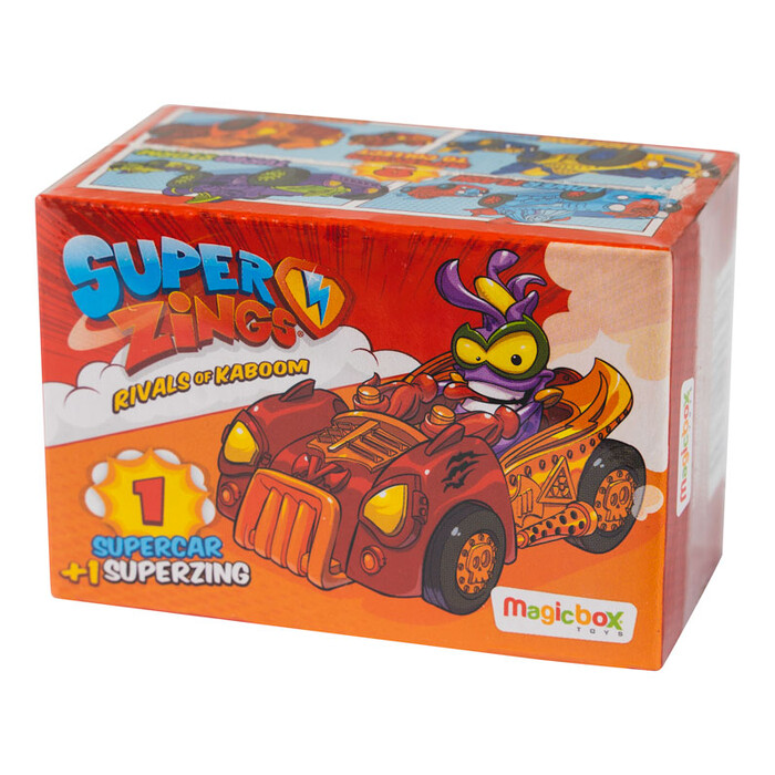 Superzings Series 1 Supercar with Collectible Figure For Ages 3+