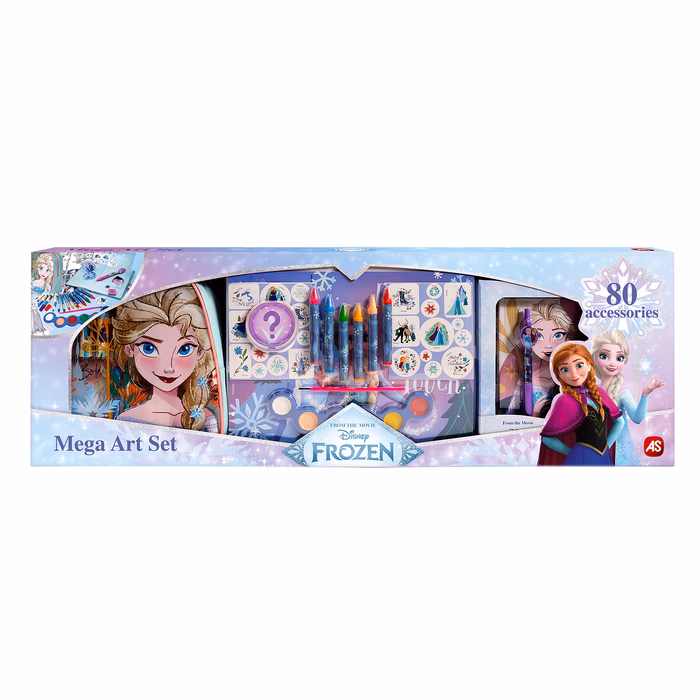 AS Mega Art Set Frozen 80 Αξεσουάρ Για 3+ Ετών