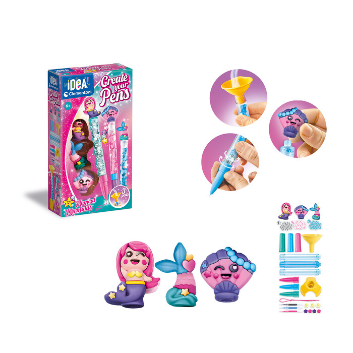 Create your Pens Mermaids, BFF & Butterflies (Set of 3 pieces) - Science & Play
