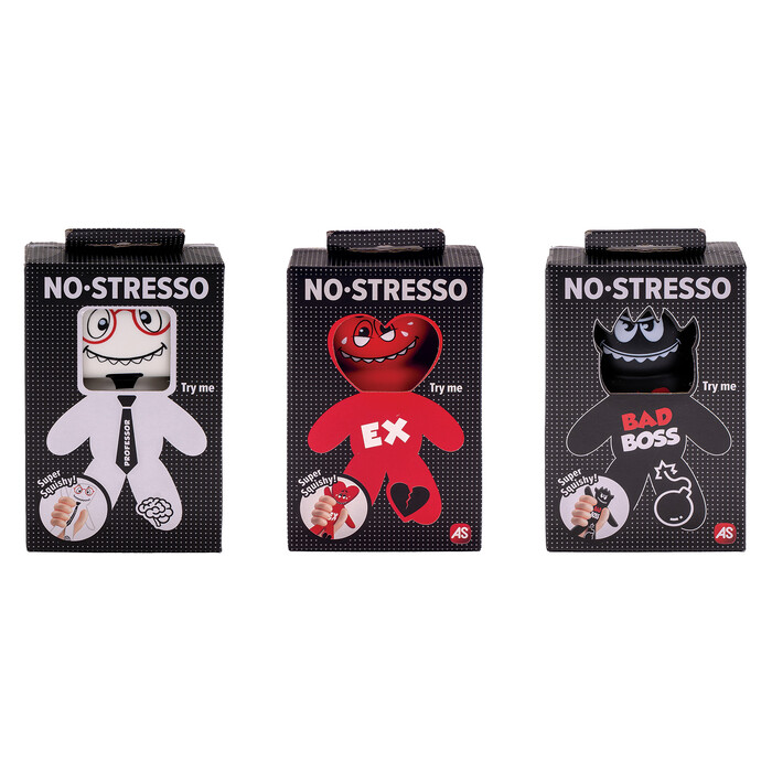 NoStresso Squishy Figure 3 Designs For 8+ Ages