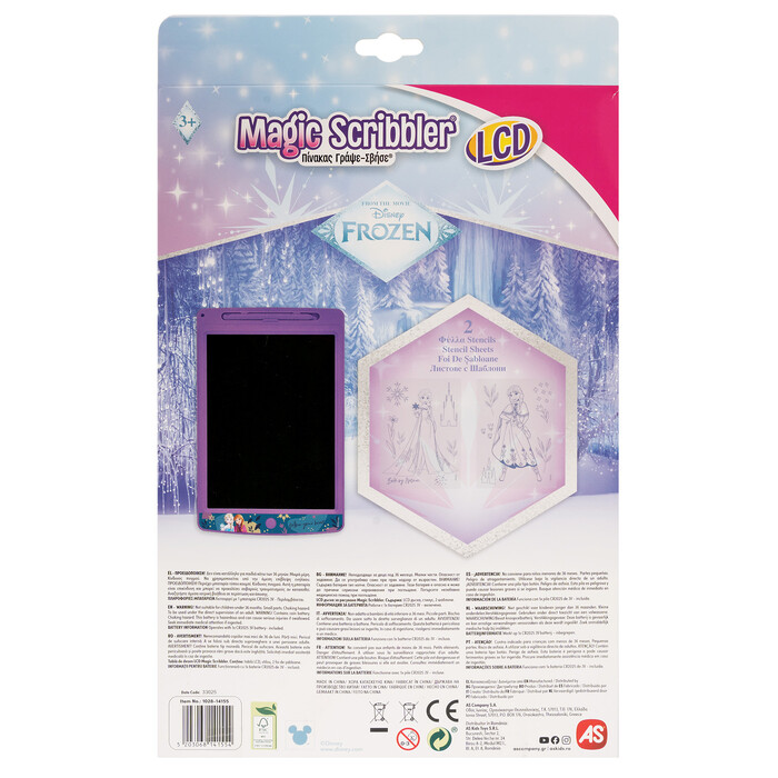 AS LCD Magic Scribbler Frozen For 3+ Years