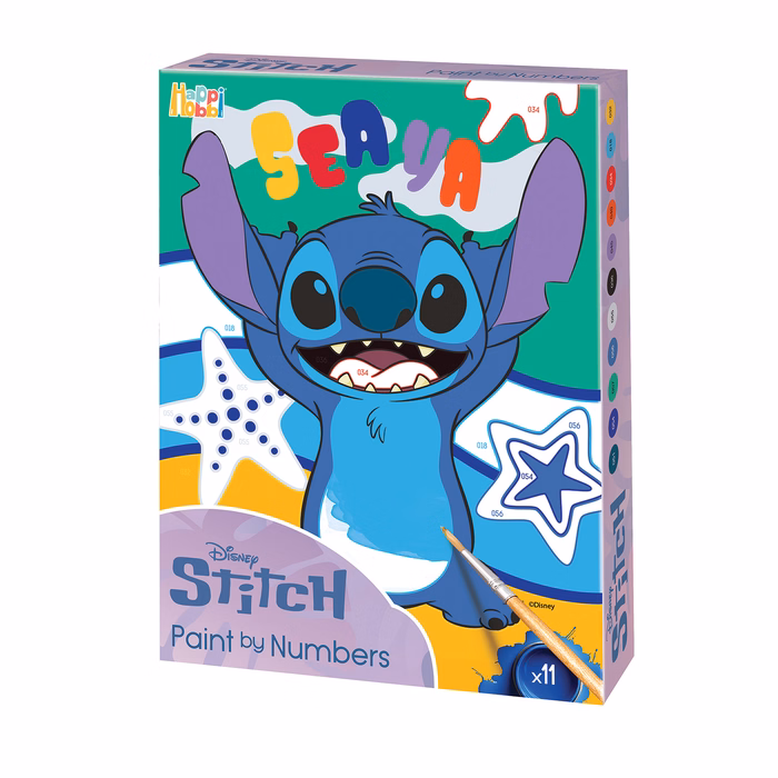 HappiHobbi Paint By Numbers Stitch Για 7+ Ετών