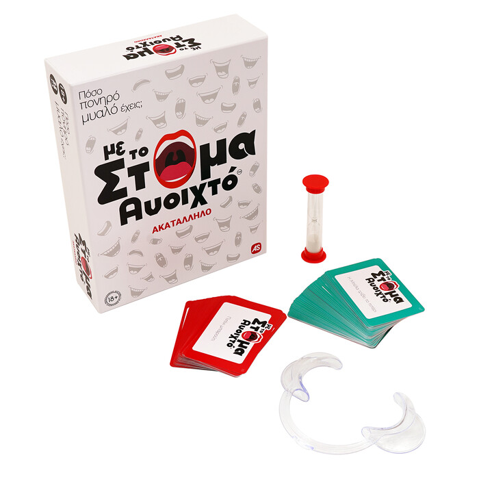 AS Games Board Game Me To Stoma Anoixto - Uncensored For Ages 18+ And 3-5 Players