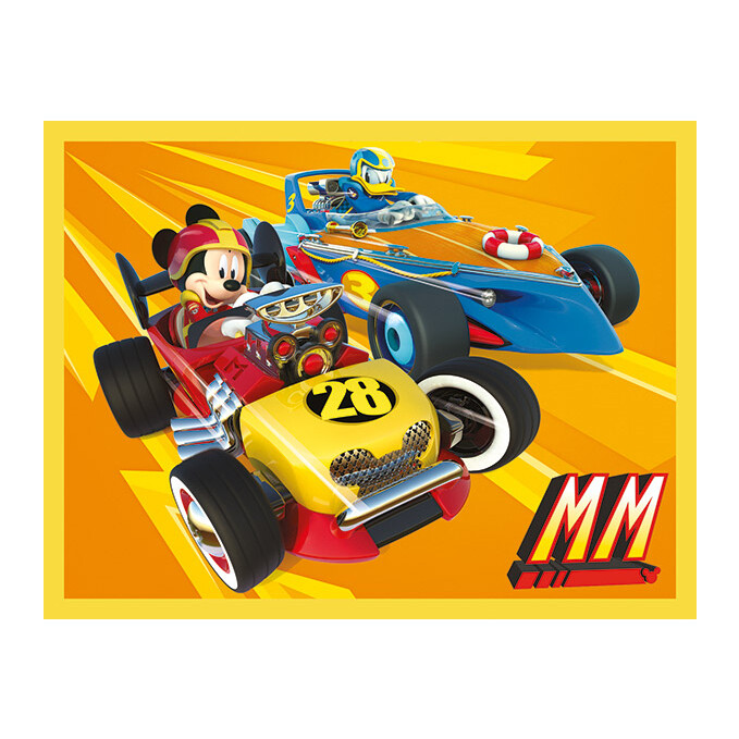 Clementoni 12 Κύβοι Mickey Roadster Racer Για 3+ Ετών
