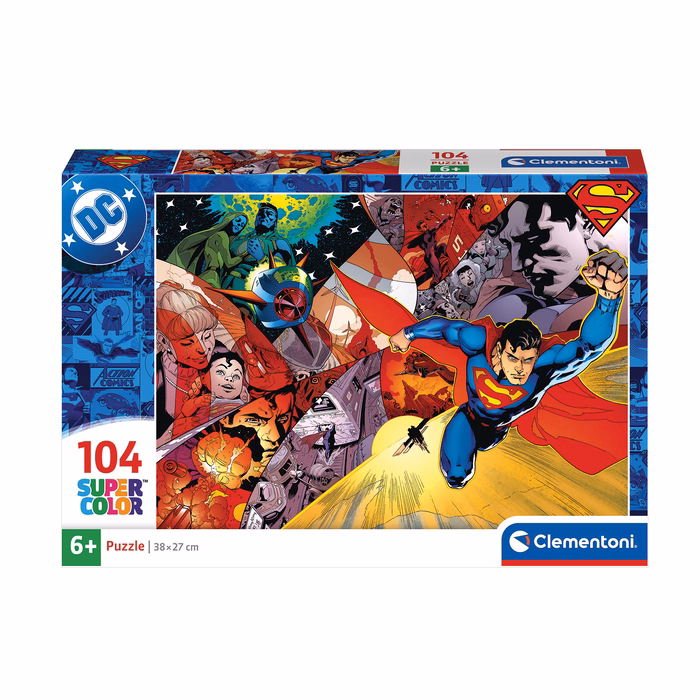 Clementoni Παιδικό Παζλ Super Color Super-Man 104 τμχ