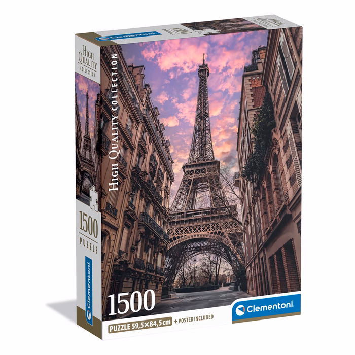 Clementoni Παζλ High Quality Το Παρίσι Ξυπνά 1500 τμχ - Compact Box