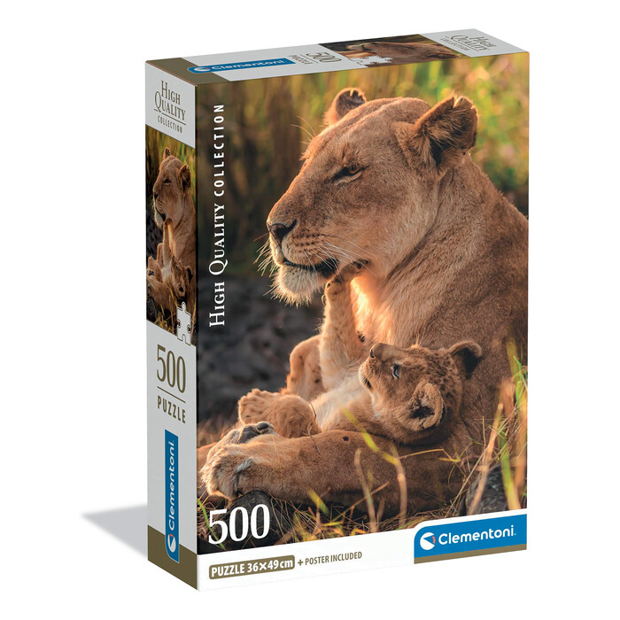 Clementoni Παζλ Η.Q  Feline Love Βασιλική Αγάπη Compact Box 500 τμχ