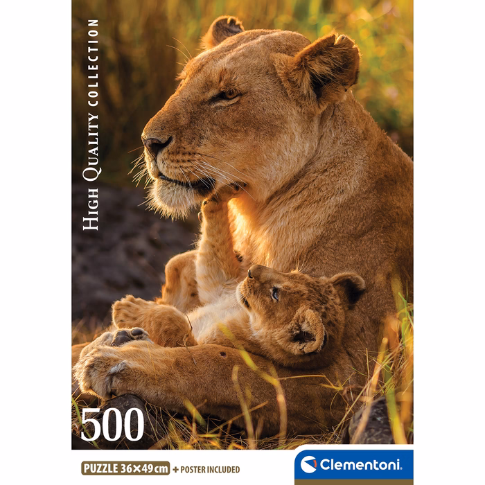 Clementoni Παζλ Η.Q Feline Love Βασιλική Αγάπη Compact Box 500 τμχ