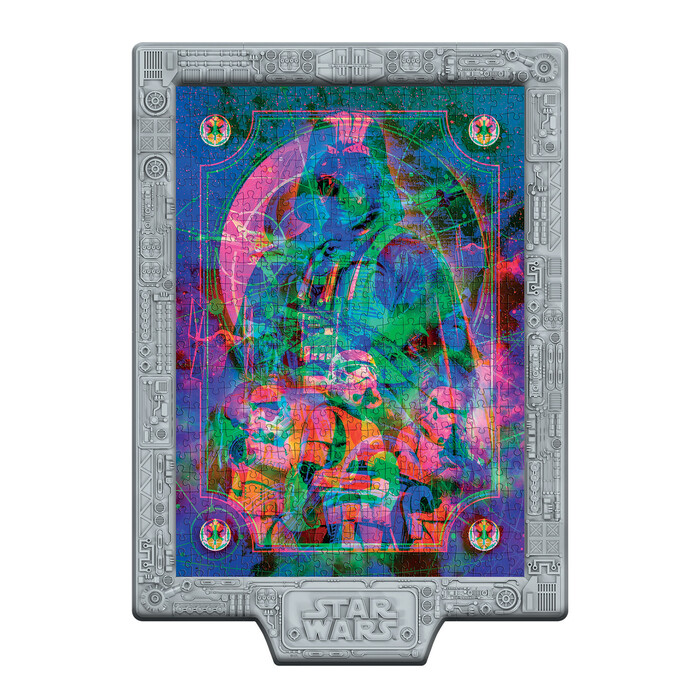Star Wars Metamorphic Art Puzzle με Φωτιζόμενο Εφέ & Κορνίζα – Επεισόδια IV–V–VI (520 τμχ)