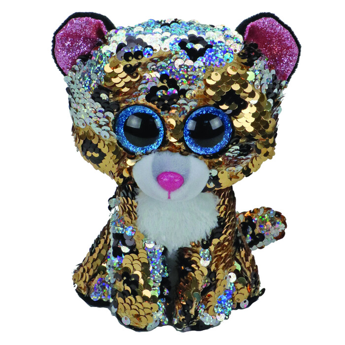 TY Plush Sequin Leipard15εκ