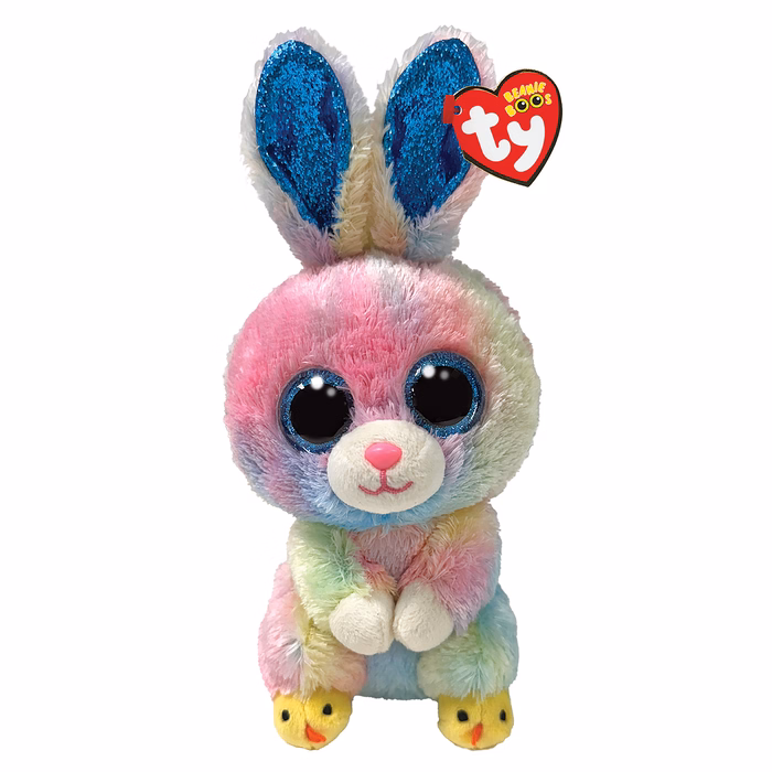 TY Beanie Boos Χνουδωτό Κουνελάκι Πολύχρωμο 15εκ
