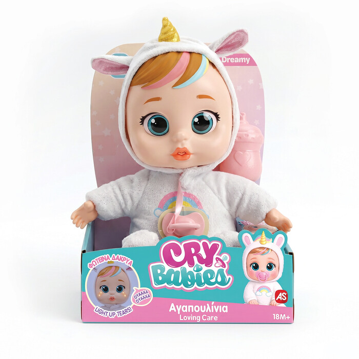 Cry Babies Κλαψουλίνια Real Love - Διαδραστική Κούκλα Κλαίει Με Αληθινά Δάκρυα (assortment)