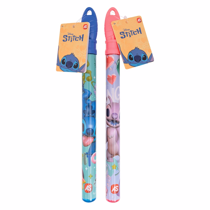AS Stitch Bubble Wand (2 Designs) in Display For 3+ Ages