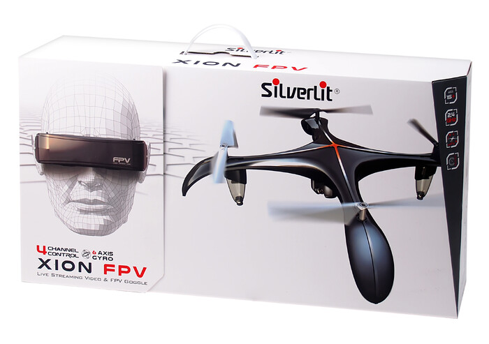 Silverlit Τηλεκατευθυνόμενο 2.4G Xion FPV Drone με Γυαλιά για 15+ Ετών