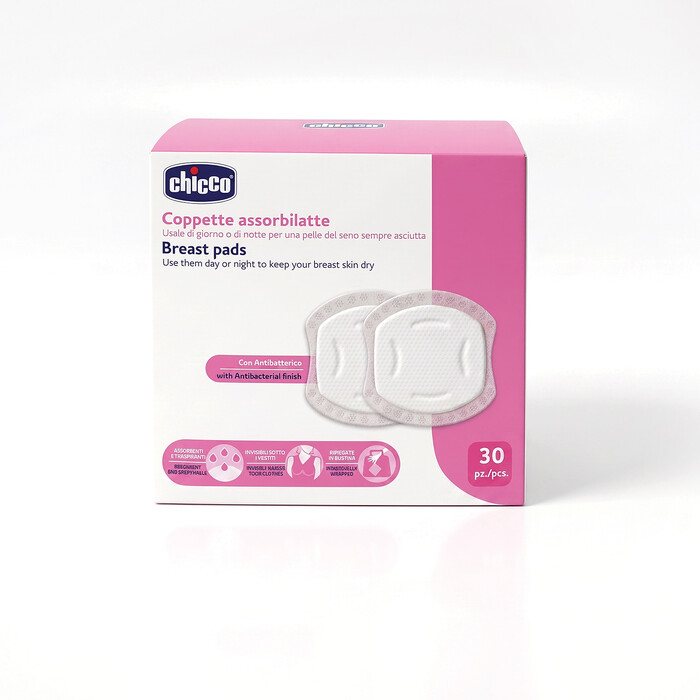 Chicco Antibacterial Breast Pads 30pcs
