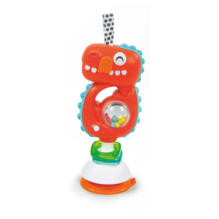 Baby Clementoni Βρεφική Ηλεκτρονική Κουδουνίστρα Δεινόσαυρος Για 3+ Μηνών