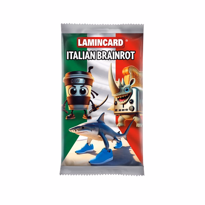 Italian Brainrot Συλλεκτικές Κάρτες Lamnicard Για 3+