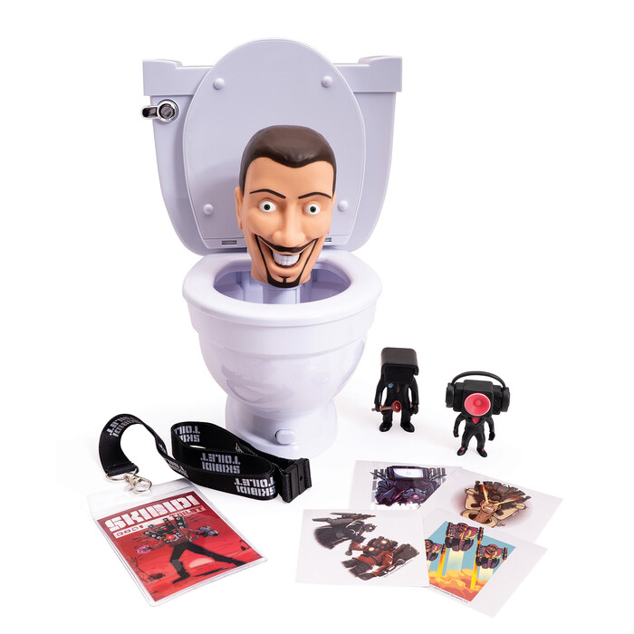 Skibidi Toilet Τουαλέτα με Αξεσουάρ​ Για 6+ Χρονών