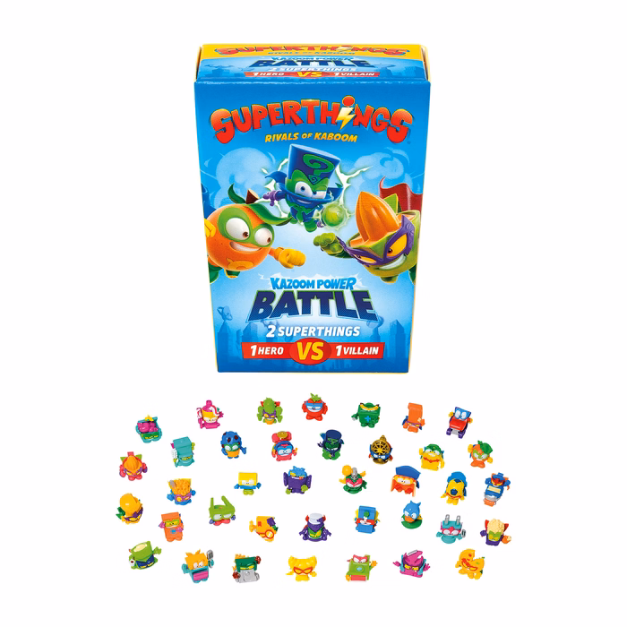 SuperThings Kazoom Power Battle Figures Set - 2 Figures for Ages 3+
