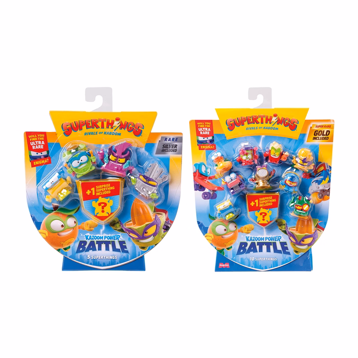 Superthings Μικροπλάσματα Kazoom Power Battle Blister 9+1 Φιγούρες Για 3+