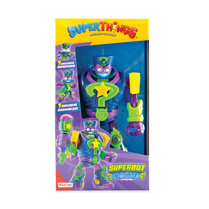 Superthings Μικροπλάσματα Superbot Με Φιγούρες Enigma Για 3+ Χρονών