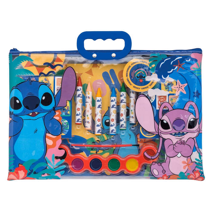 AS Drawing Set Disney Stitch Transparent Bag For Ages 3+