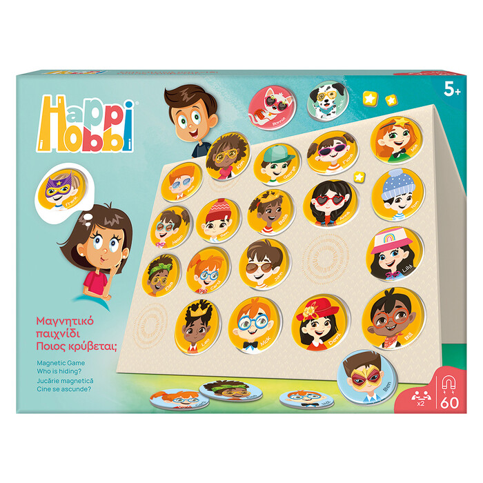 AS Magnet Box Who Is Hiding? 60 Educational Paper Magnets For Ages 5+