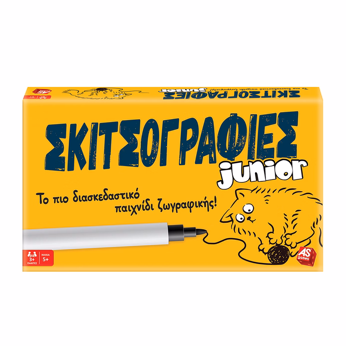 AS Games Επιτραπέζιο Παιχνίδι Σκιτσογραφίες Junior Για Ηλικίες 5+ Χρονών Και 3+ Παίκτες
