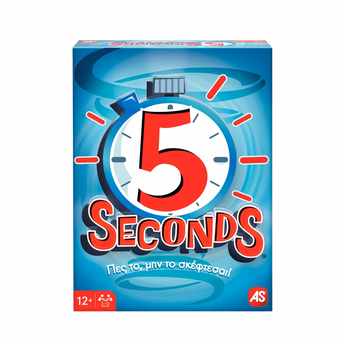 AS Games Επιτραπέζιο Παιχνίδι 5 Seconds Για Ηλικίες 12+ Χρονών Και 3-10 Παίκτες