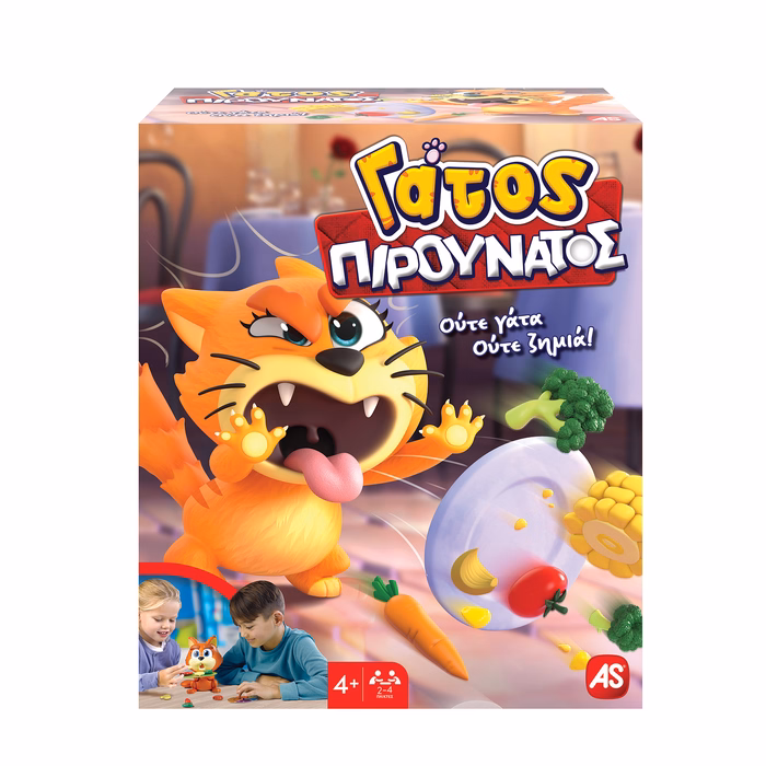 AS Games Board Game Gatos Pirounatos For Ages 4+ And 2-4 Players