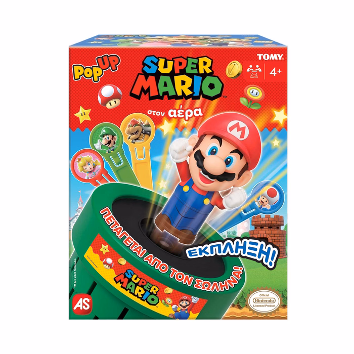 AS Games Επιτραπέζιο Super Mario Στον Αέρα Για Ηλικίες 4+ Χρονών Και 2-4 Παίκτες