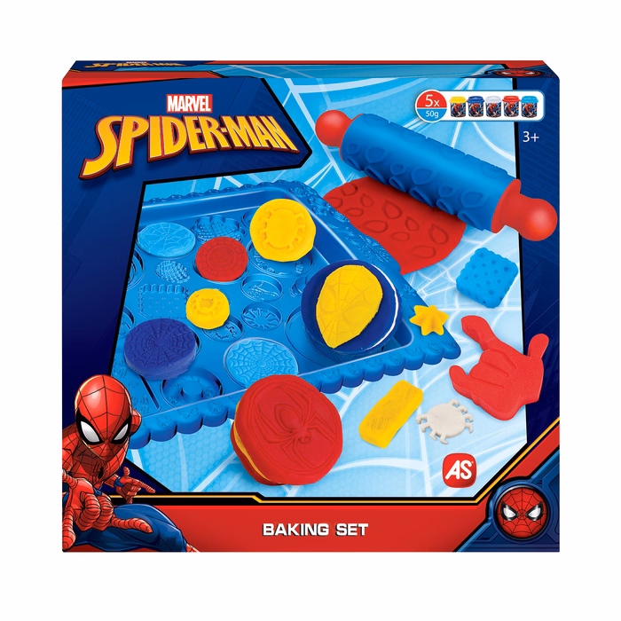 AS Πλαστελίνη Marvel Spiderman Baking Set Για 3+ Χρονών