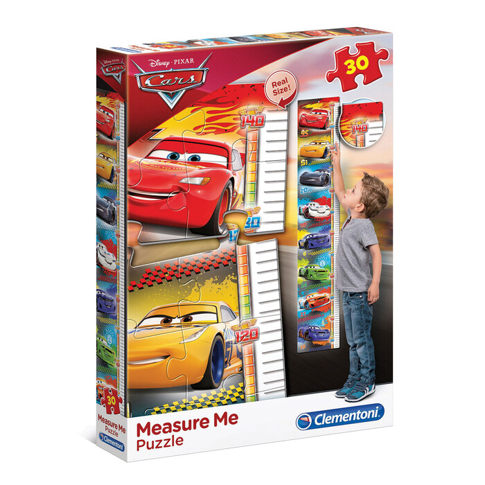 Clementoni Kids Puzzle Maxi Measure Me Cars 30 pcs