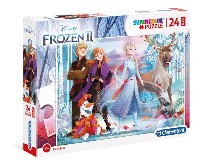 Clementoni Παιδικό Παζλ Maxi Super Color Frozen 2 24 τμχ