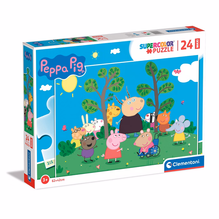 Clementoni Παιδικό Παζλ Maxi Supercolor Peppa Pig 24 τμχ