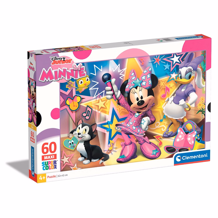 Clementoni Kids Puzzle Maxi Supercolor Disney Minnie 60 pcs