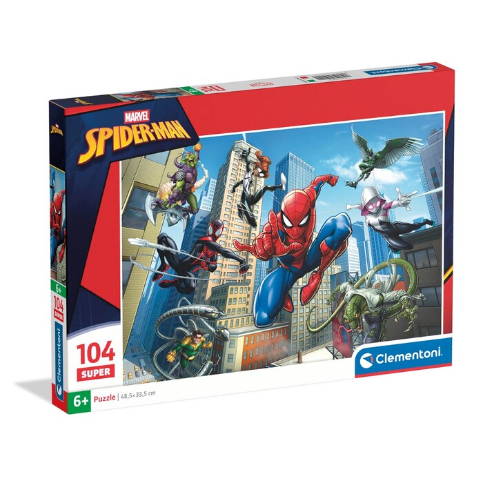Clementoni Παιδικό Παζλ Super Color Marvel SpiderMan 104 τμχ