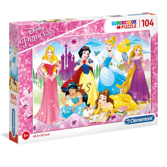 Clementoni Kids Puzzle Super Color Princess 104 pcs