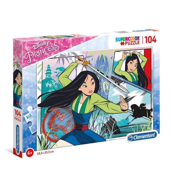 Clementoni Παιδικό Παζλ Super Color Disney Mulan 104 τμχ