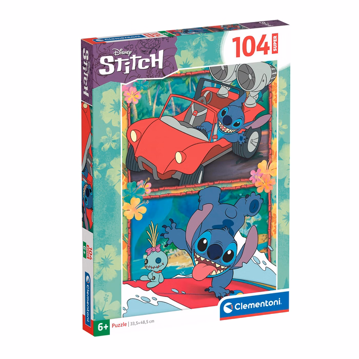 Clementoni Παιδικό Παζλ Super Color Disney Stitch 104 τμχ