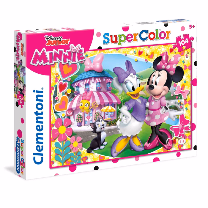 Clementoni Παιδικό Παζλ Super Color Minnie Happy Helper 104 τμχ