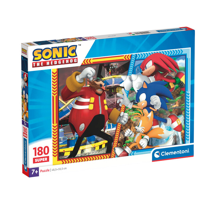 Clementoni Παιδικό Παζλ Supercolor Sonic 180 τμχ
